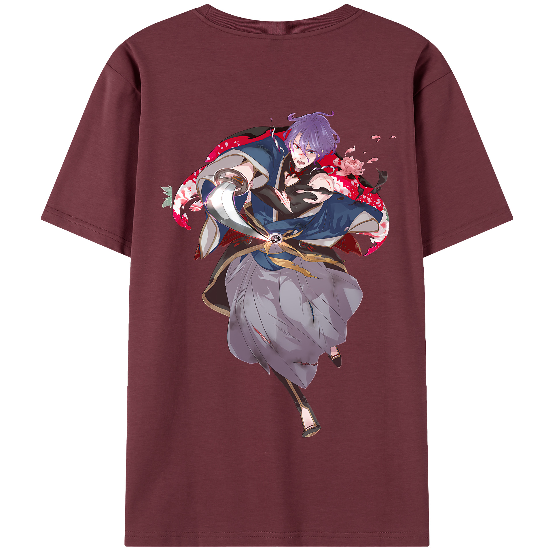 （画像用） 刀剣乱舞 Touken Ranbu 綿100％半袖Tシャツ（背面プリント）